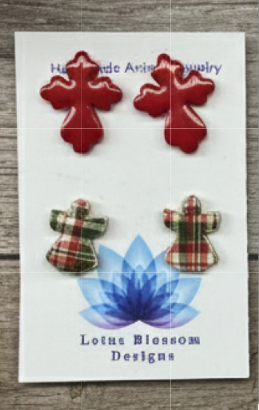 Polymer Clay Holiday Stud Pack