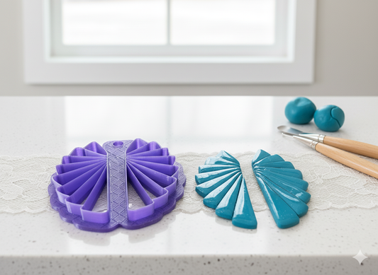 Art Deco Polymer Clay Cutter #7