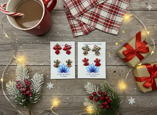 Polymer Clay Holiday Stud Pack
