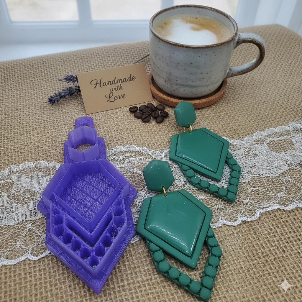 Art Deco Polymer Clay Cutter #3