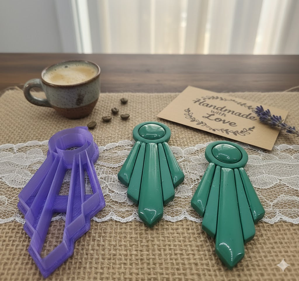 Art Deco Polymer Clay Cutter #1