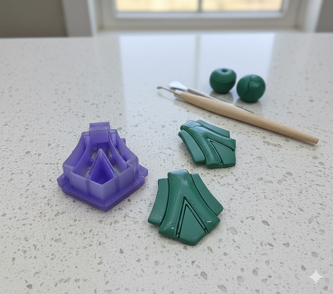 Art Deco Polymer Clay Cutter #5